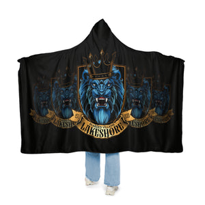 Lakeshore Cozy Lion-Themed Snuggle Blanket | Hooded Blanket