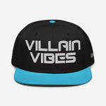 Load image into Gallery viewer, Villain Vibes WHITE 3D Puff Snapback Hat
