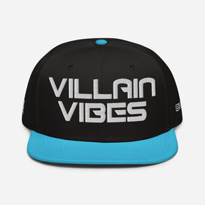 Villain Vibes WHITE 3D Puff Snapback Hat