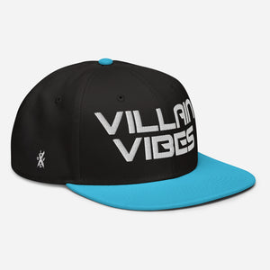 Villain Vibes WHITE 3D Puff Snapback Hat