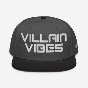 Villain Vibes WHITE 3D Puff Snapback Hat