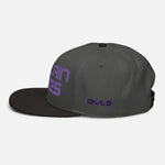 Load image into Gallery viewer, Villain Vibes PURPLE 3D Puff Snapback Hat
