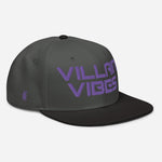 Load image into Gallery viewer, Villain Vibes PURPLE 3D Puff Snapback Hat
