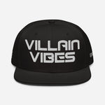 Load image into Gallery viewer, Villain Vibes WHITE 3D Puff Snapback Hat
