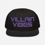 Load image into Gallery viewer, Villain Vibes PURPLE 3D Puff Snapback Hat
