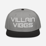 Load image into Gallery viewer, Villain Vibes WHITE 3D Puff Snapback Hat
