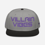 Load image into Gallery viewer, Villain Vibes PURPLE 3D Puff Snapback Hat
