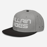 Load image into Gallery viewer, Villain Vibes WHITE 3D Puff Snapback Hat
