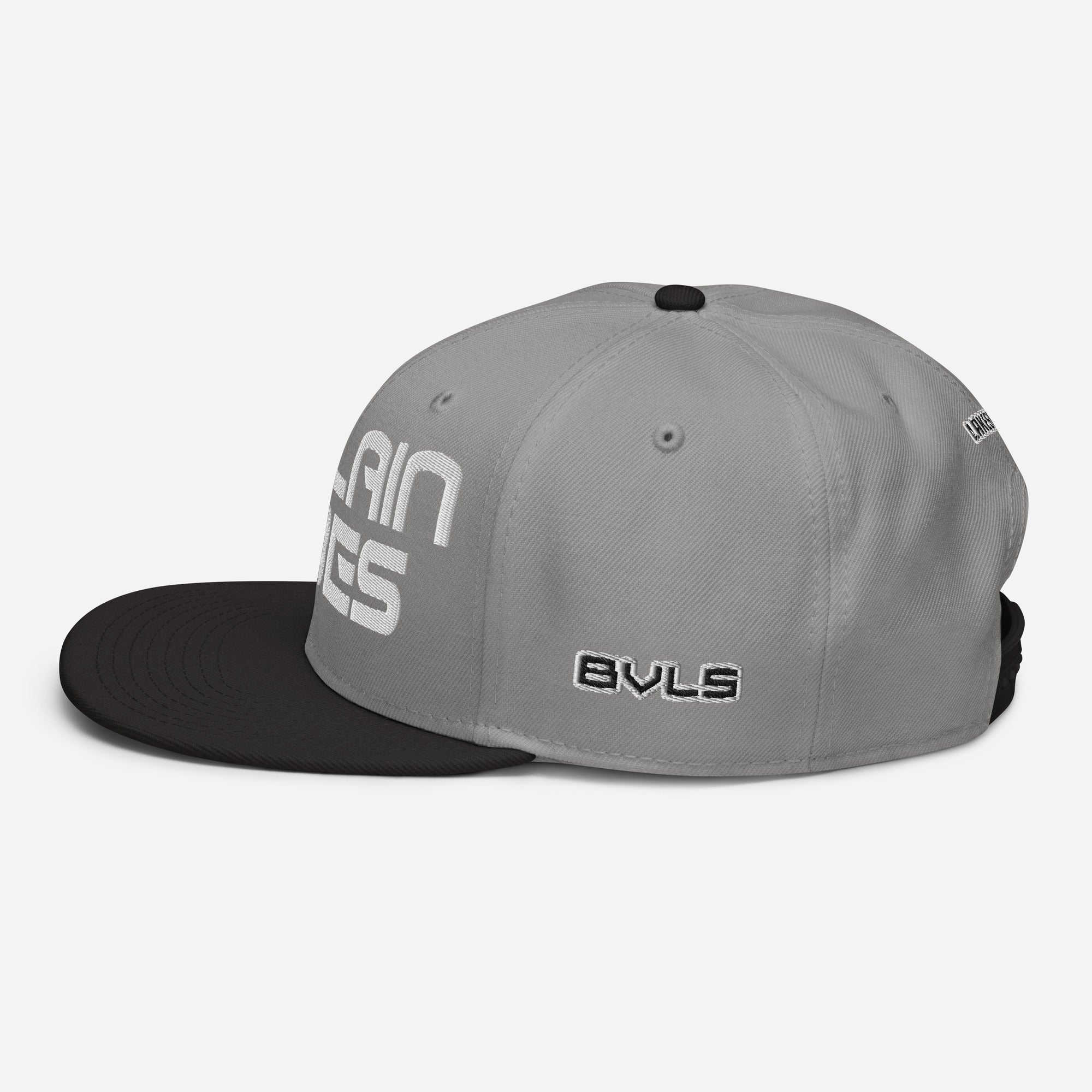 Villain Vibes WHITE 3D Puff Snapback Hat