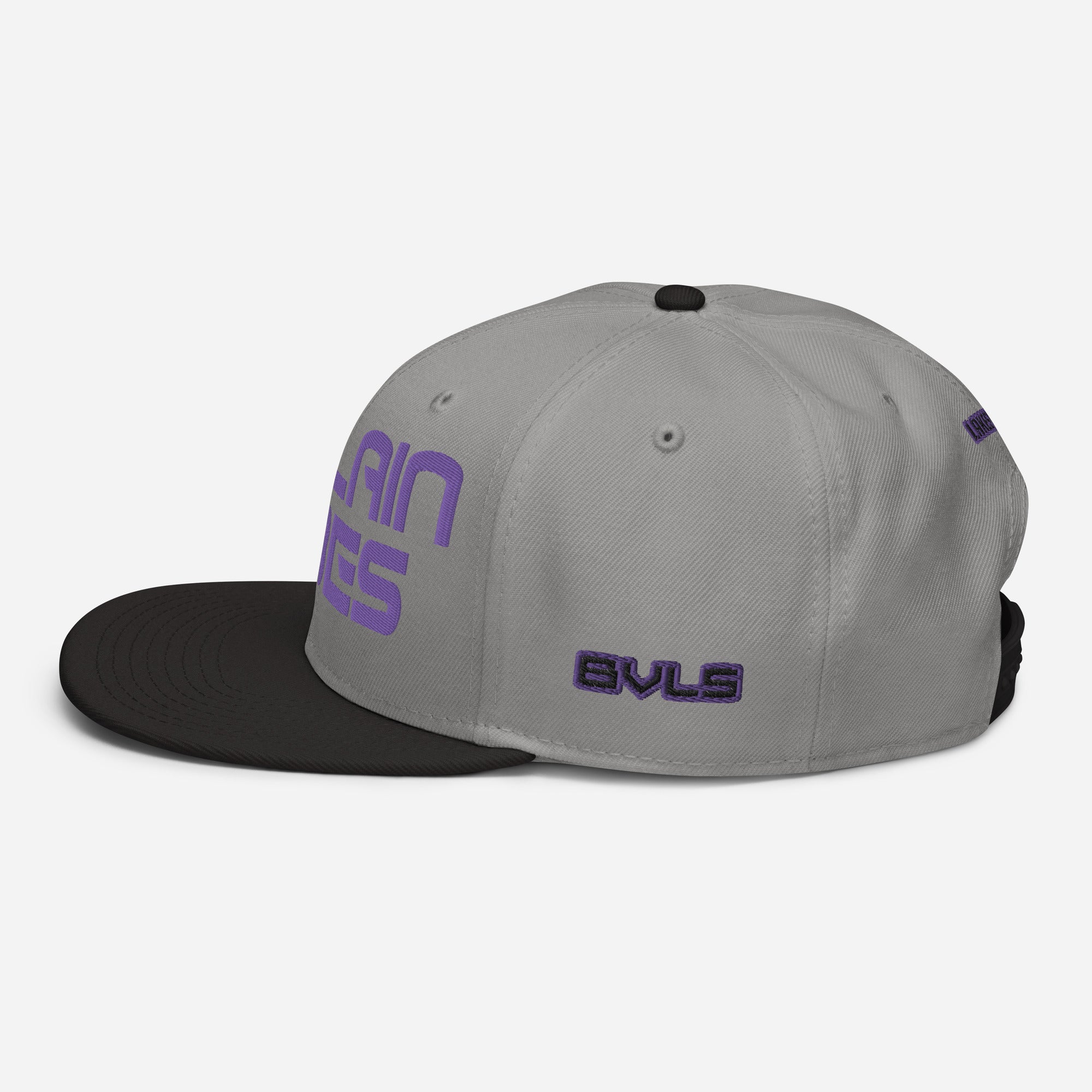 Villain Vibes PURPLE 3D Puff Snapback Hat