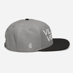 Villain Vibes WHITE 3D Puff Snapback Hat