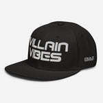 Load image into Gallery viewer, Villain Vibes WHITE 3D Puff Snapback Hat
