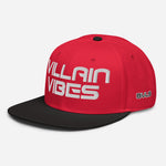 Load image into Gallery viewer, Villain Vibes WHITE 3D Puff Snapback Hat
