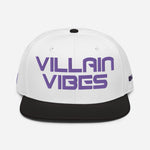 Load image into Gallery viewer, Villain Vibes PURPLE 3D Puff Snapback Hat
