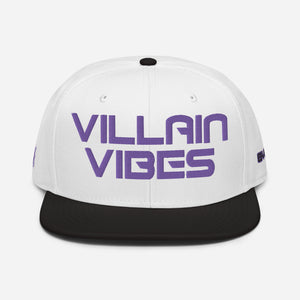 Villain Vibes PURPLE 3D Puff Snapback Hat