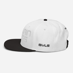 Villain Vibes WHITE 3D Puff Snapback Hat