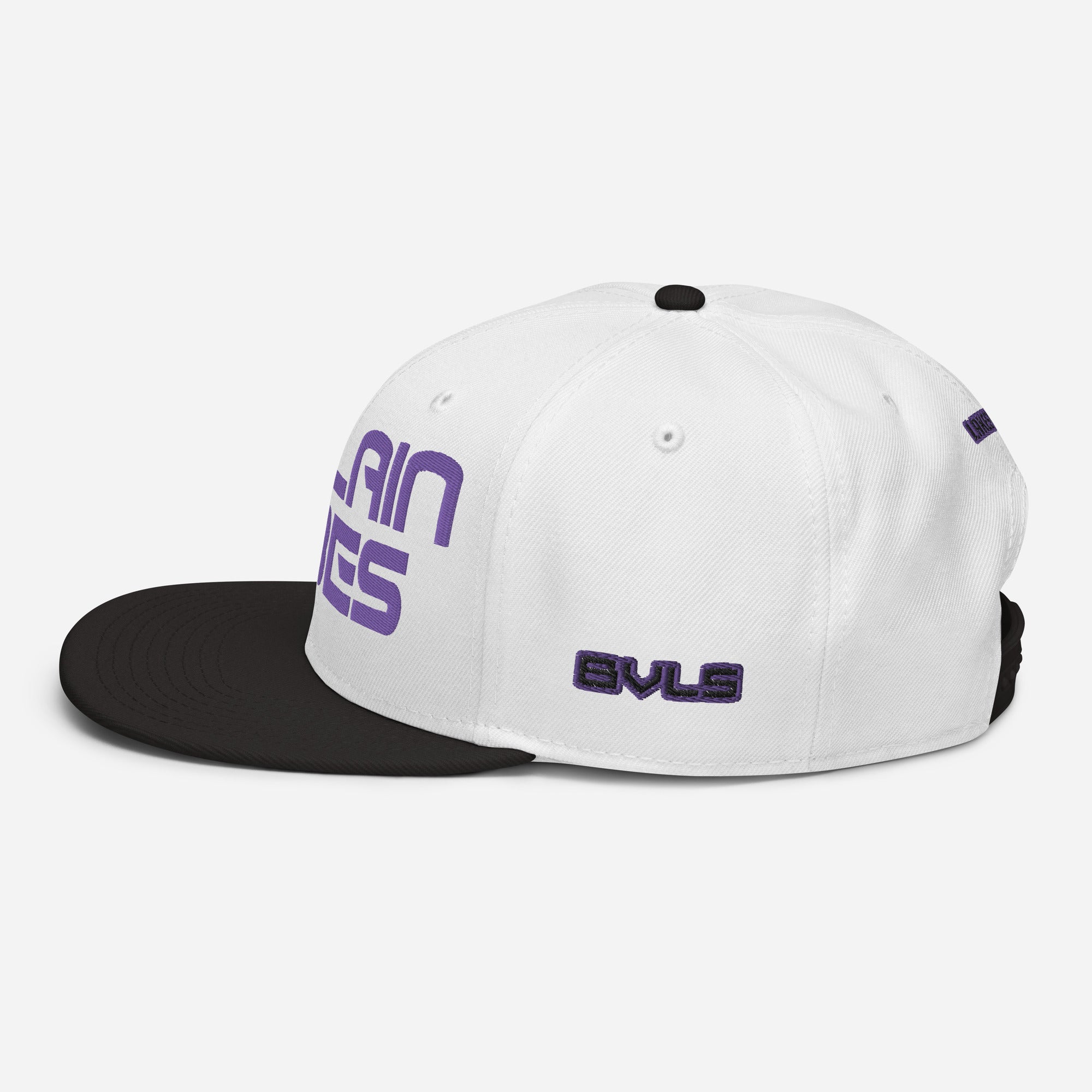 Villain Vibes PURPLE 3D Puff Snapback Hat