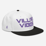 Load image into Gallery viewer, Villain Vibes PURPLE 3D Puff Snapback Hat
