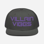 Load image into Gallery viewer, Villain Vibes PURPLE 3D Puff Snapback Hat
