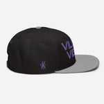 Load image into Gallery viewer, Villain Vibes PURPLE 3D Puff Snapback Hat
