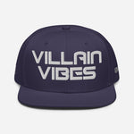 Load image into Gallery viewer, Villain Vibes WHITE 3D Puff Snapback Hat
