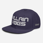 Load image into Gallery viewer, Villain Vibes WHITE 3D Puff Snapback Hat
