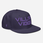 Load image into Gallery viewer, Villain Vibes PURPLE 3D Puff Snapback Hat
