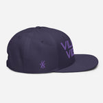 Load image into Gallery viewer, Villain Vibes PURPLE 3D Puff Snapback Hat
