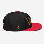 Load image into Gallery viewer, Villain Vibes GOLD 3D Puff Snapback Hat
