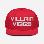 Load image into Gallery viewer, Villain Vibes WHITE 3D Puff Snapback Hat
