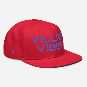 Villain Vibes PURPLE 3D Puff Snapback Hat