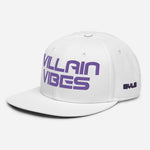 Load image into Gallery viewer, Villain Vibes PURPLE 3D Puff Snapback Hat
