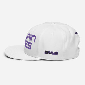 Villain Vibes PURPLE 3D Puff Snapback Hat