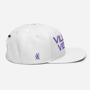 Villain Vibes PURPLE 3D Puff Snapback Hat