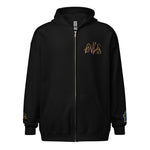 Load image into Gallery viewer, Embroidery + Digital Print Unisex heavy blend zip hoodie
