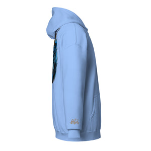 Embroidery + Digital Print Unisex heavy blend zip hoodie