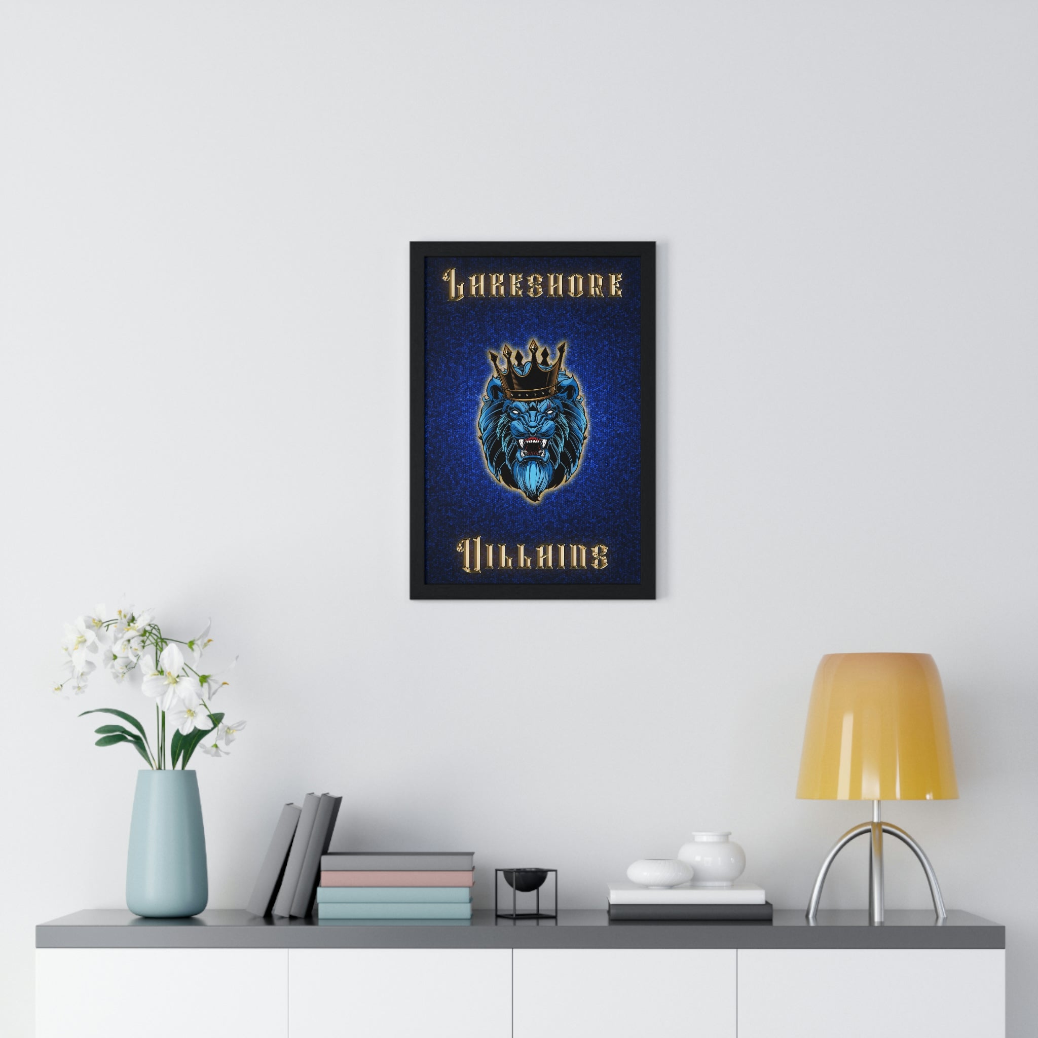 Lakeshore Villains Premium Framed Vertical Poster