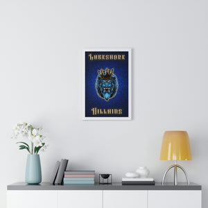 Lakeshore Villains Premium Framed Vertical Poster