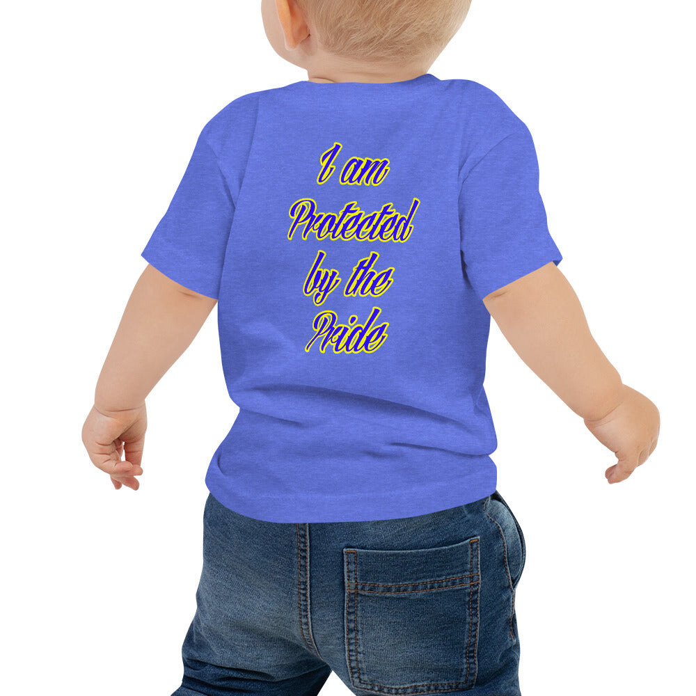 BVLS "I AM PROTECTED BY THE PRIDE" Baby Jersey Short Sleeve Tee