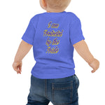 Load image into Gallery viewer, BVLS &quot;I AM PROTECTED BY THE PRIDE&quot; Baby Jersey Short Sleeve Tee
