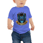 Load image into Gallery viewer, BVLS &quot;I AM PROTECTED BY THE PRIDE&quot; Baby Jersey Short Sleeve Tee
