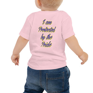 BVLS "I AM PROTECTED BY THE PRIDE" Baby Jersey Short Sleeve Tee