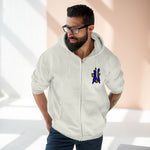 Load image into Gallery viewer, BVLS X FACTOR Front Unisex Premium Full Zip Hoodie
