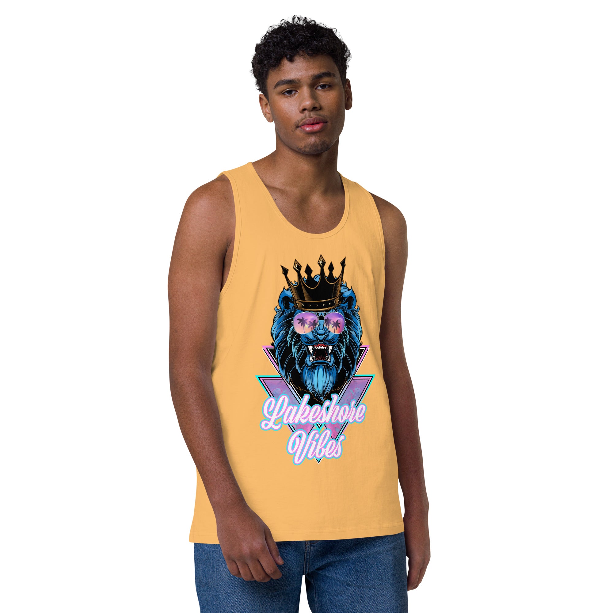 Lakeshore Vibes premium tank top