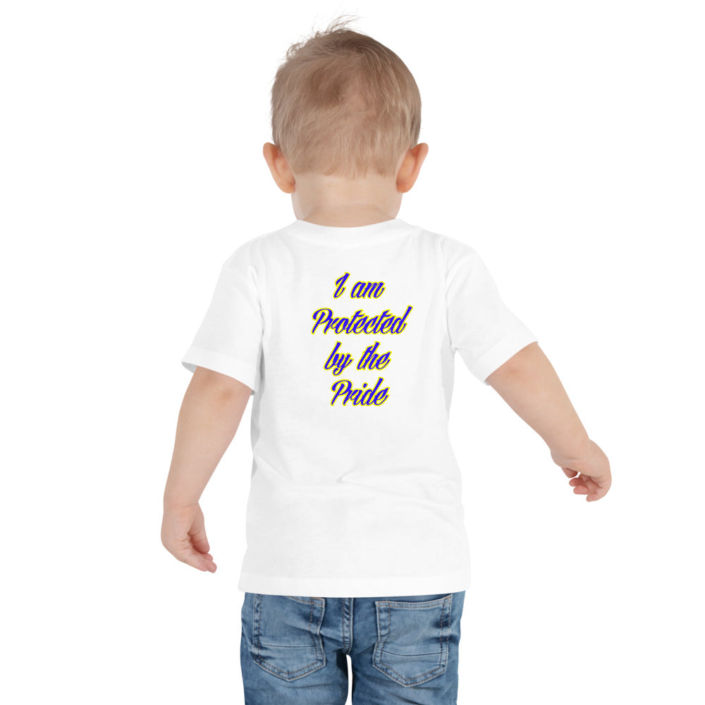 BVLS "I AM PROTECTED BY THE PRIDE" Toddler Short Sleeve Tee