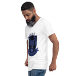 Load image into Gallery viewer, BVLS Blue Edition Unisex Short Sleeve V-Neck T-Shirt
