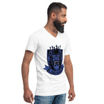 Load image into Gallery viewer, BVLS Blue Edition Unisex Short Sleeve V-Neck T-Shirt
